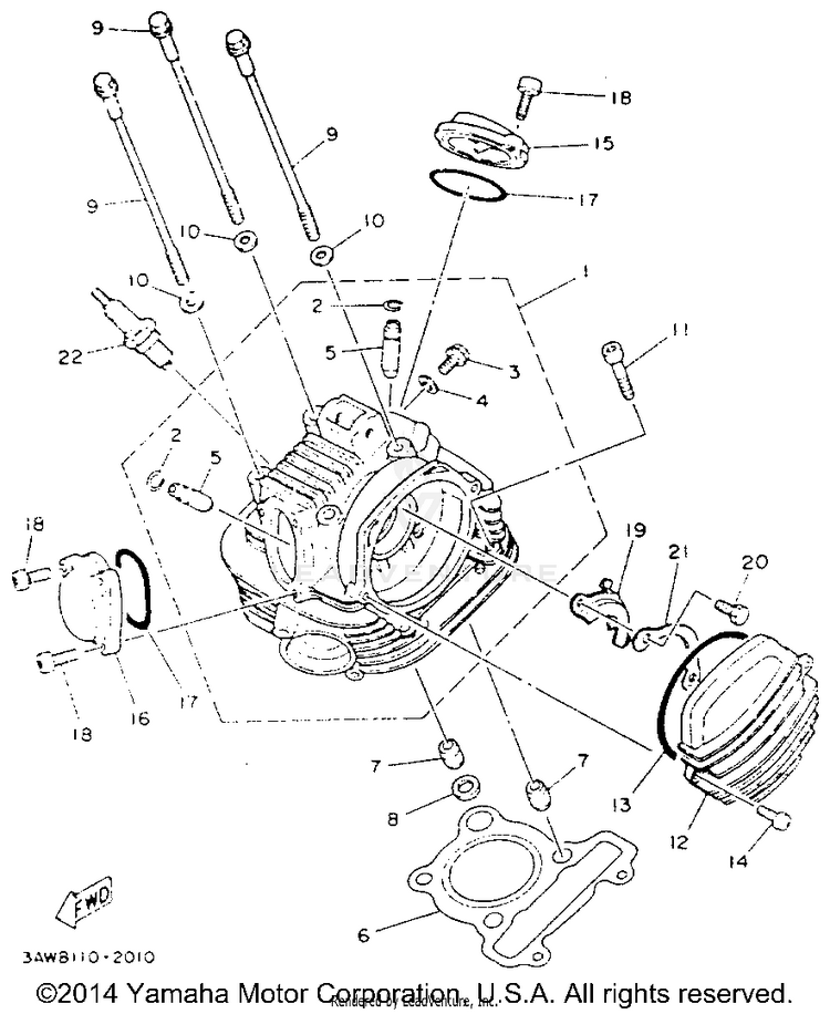Cylinder Head Schematic