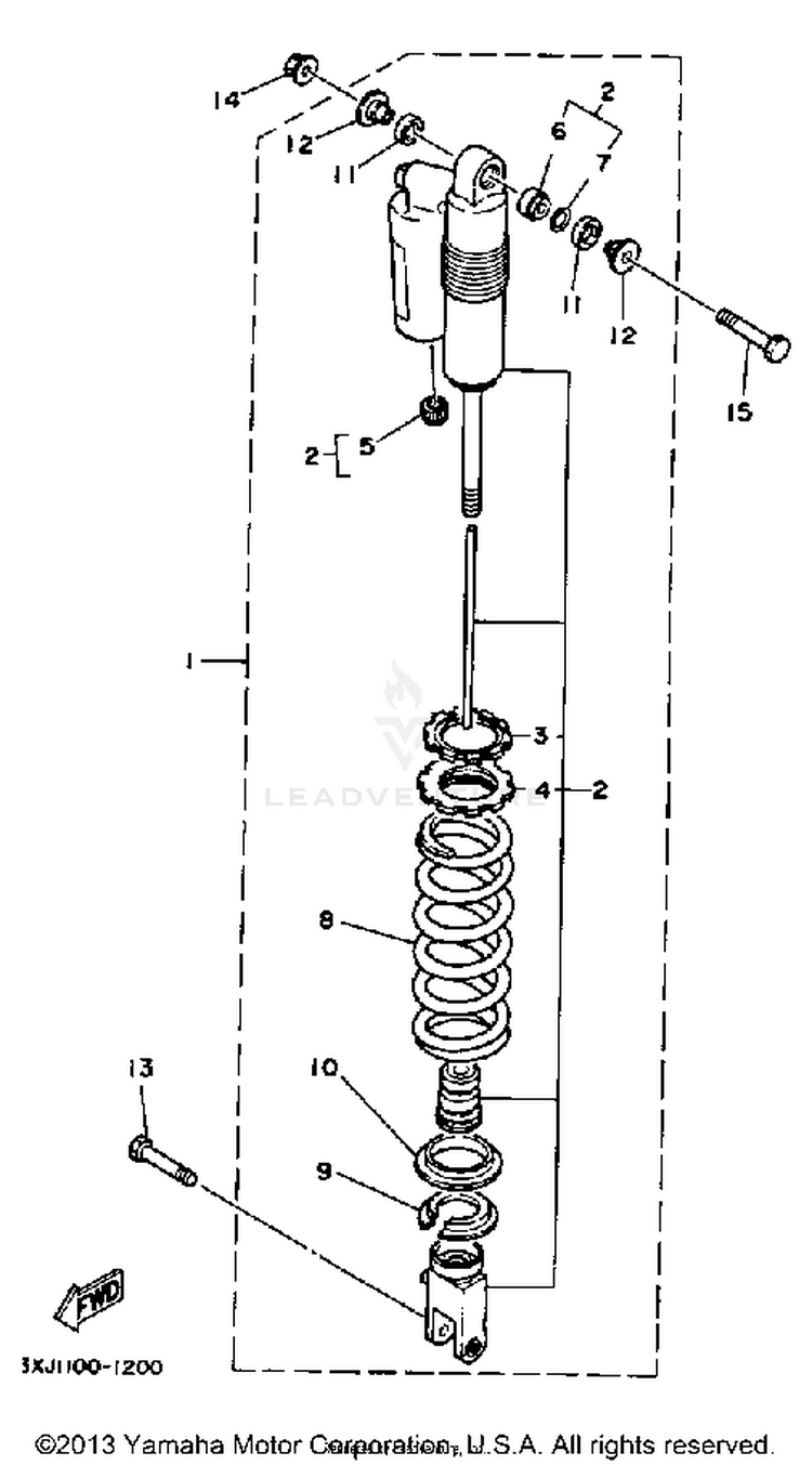 Rear Shocks Schematic