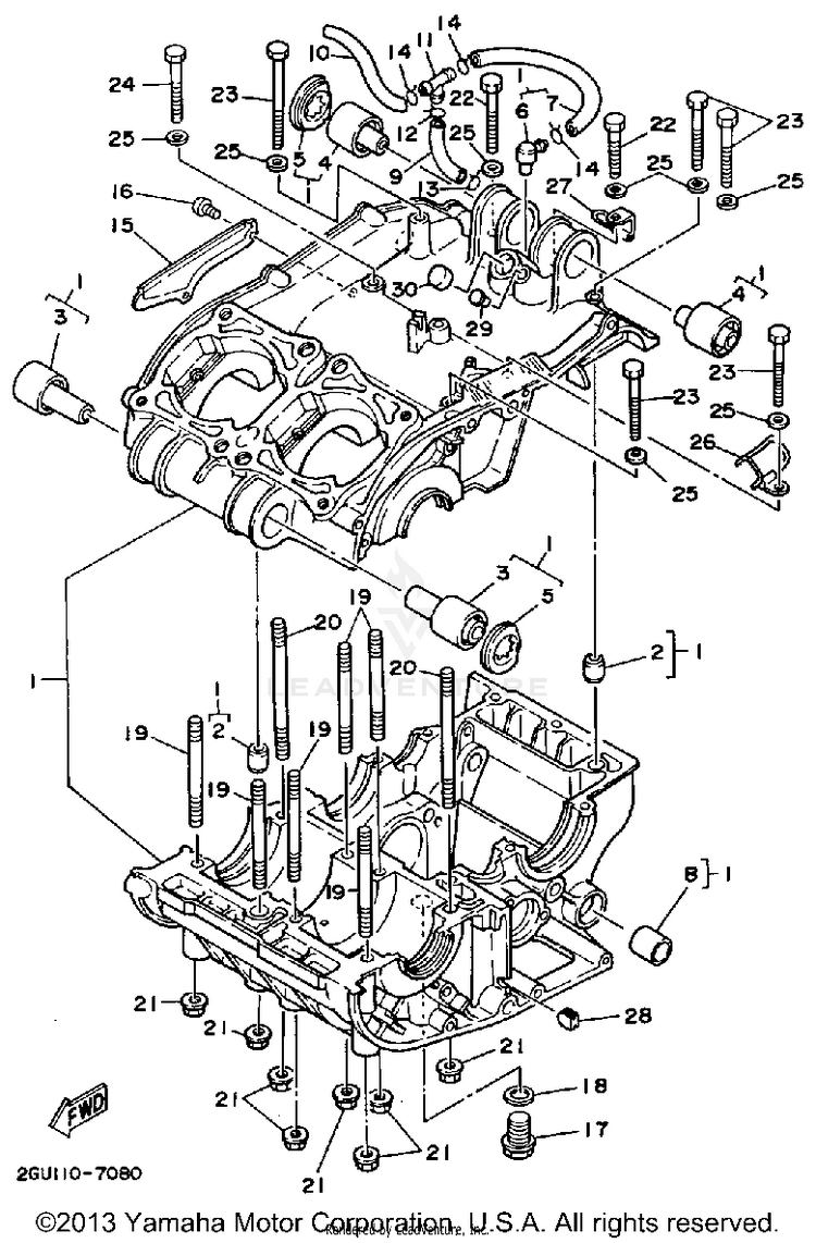 Crankcase Schematic