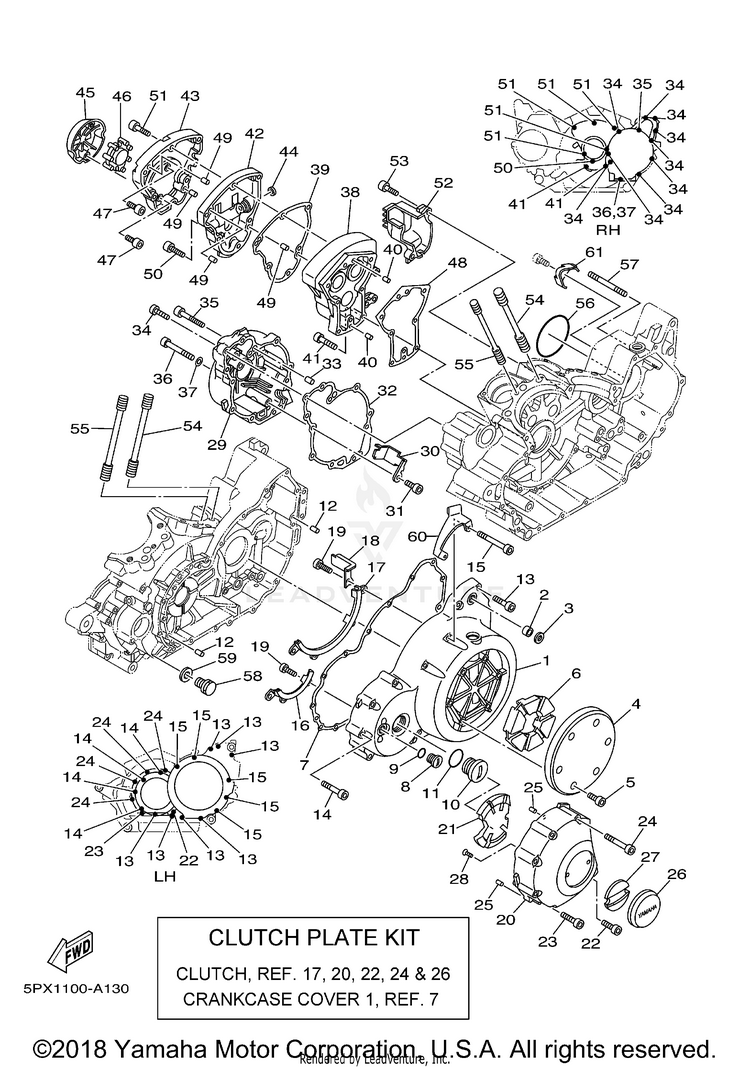 Crankcase Cover 1 Schematic
