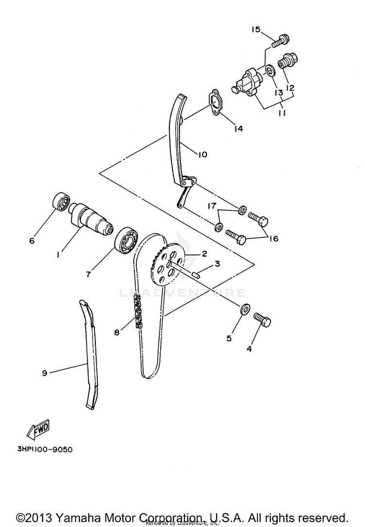 Camshaft Chain Schematic