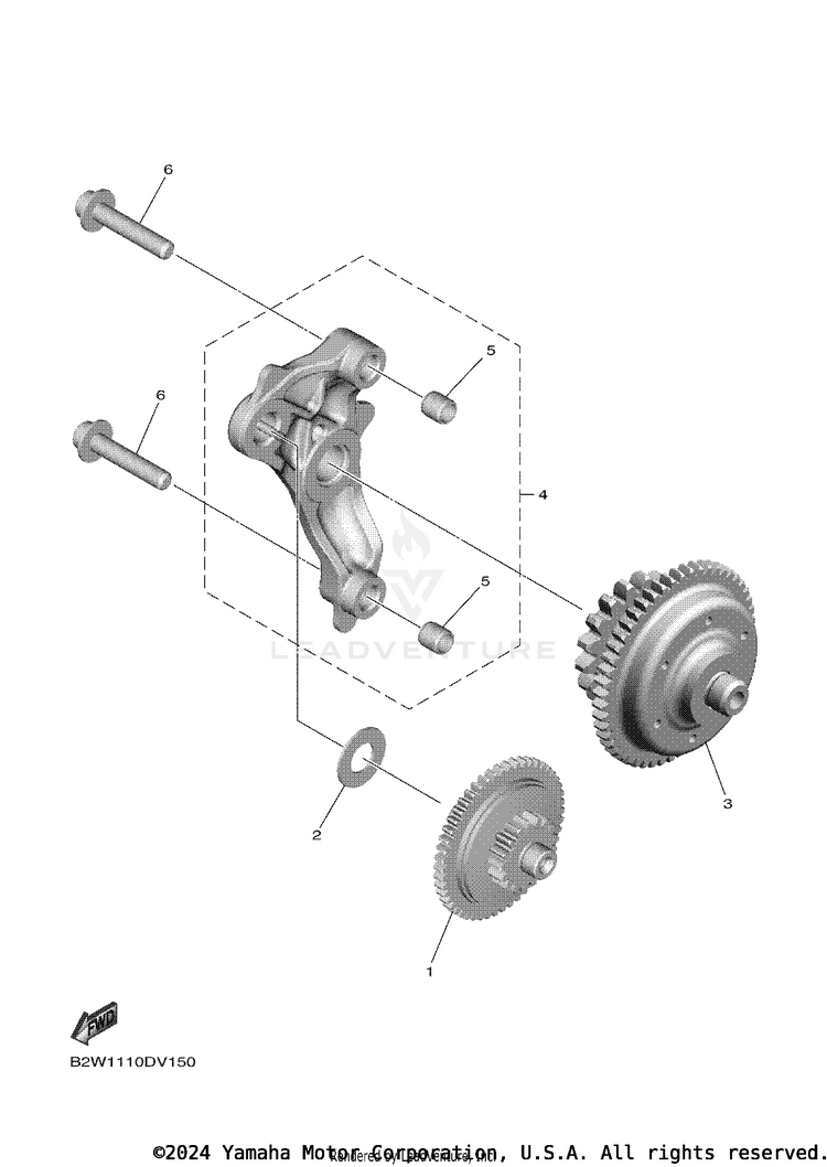 Starter Clutch Schematic