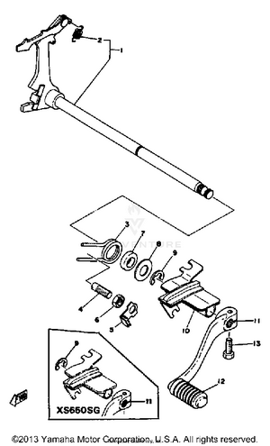 Shift Shaft Pedal Schematic
