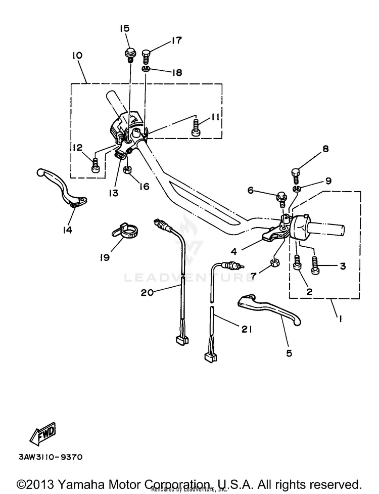 Handle Switch Lever Schematic