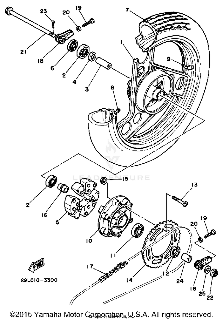 Rear Wheel Schematic