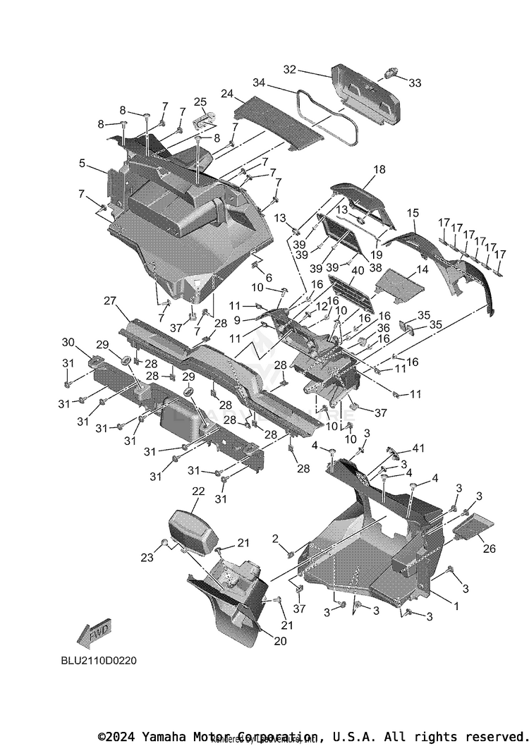 Front Fender 1 Schematic