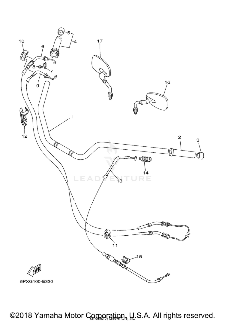 Steering Handle Cable Schematic