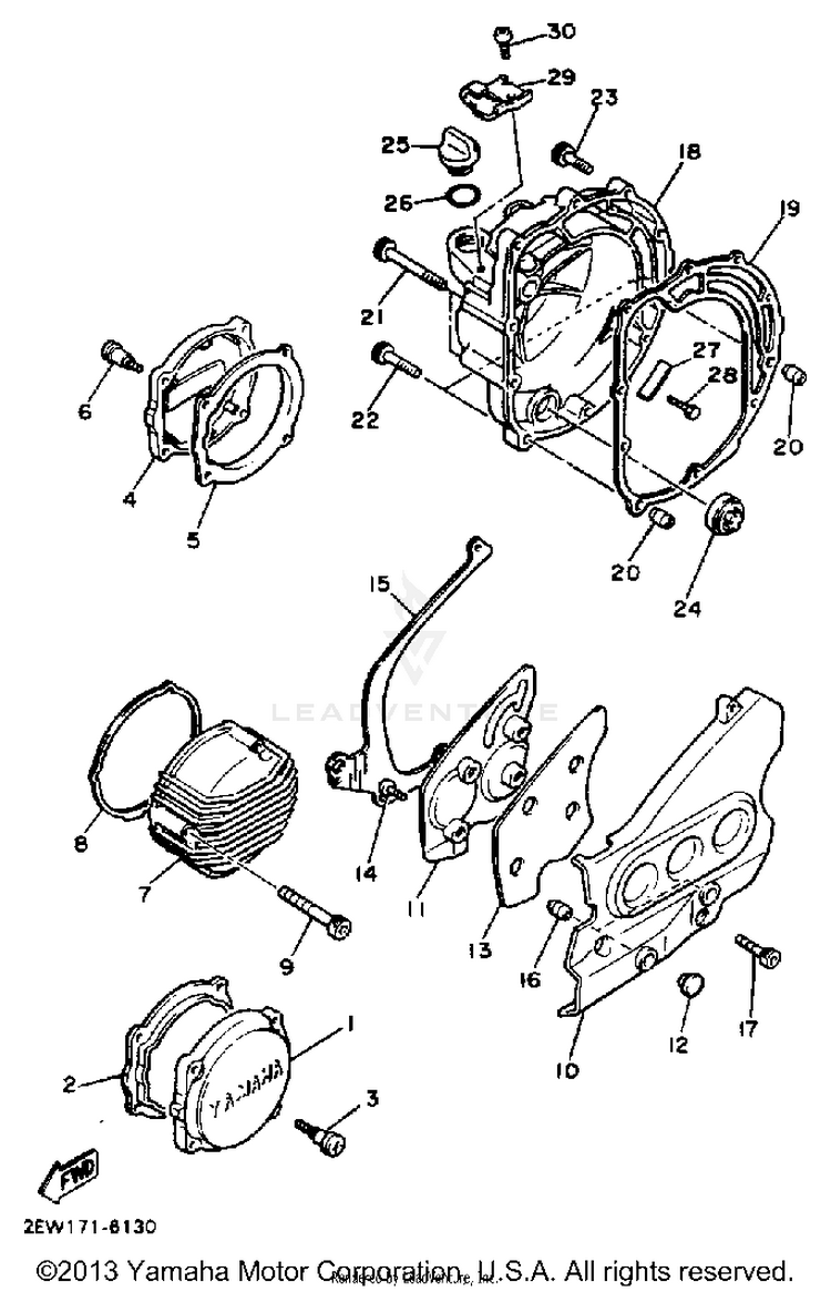 Crankcase Cover Schematic