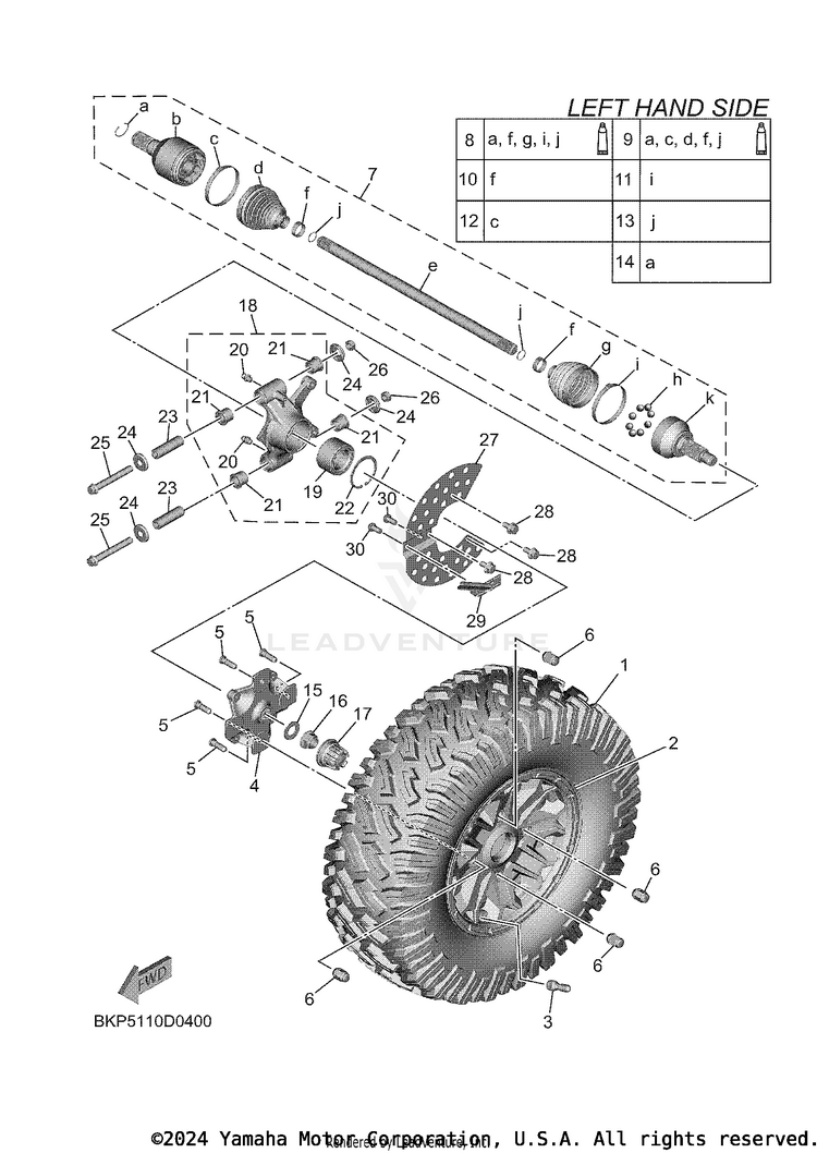 Rear Wheel Schematic
