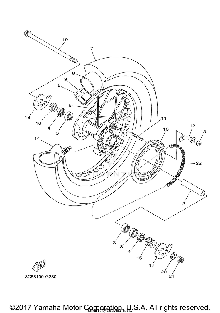 Rear Wheel Schematic