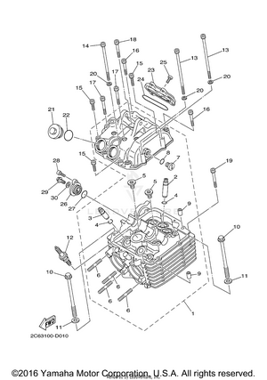 Cylinder Head Schematic