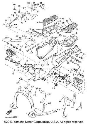 Stand Footrest Schematic