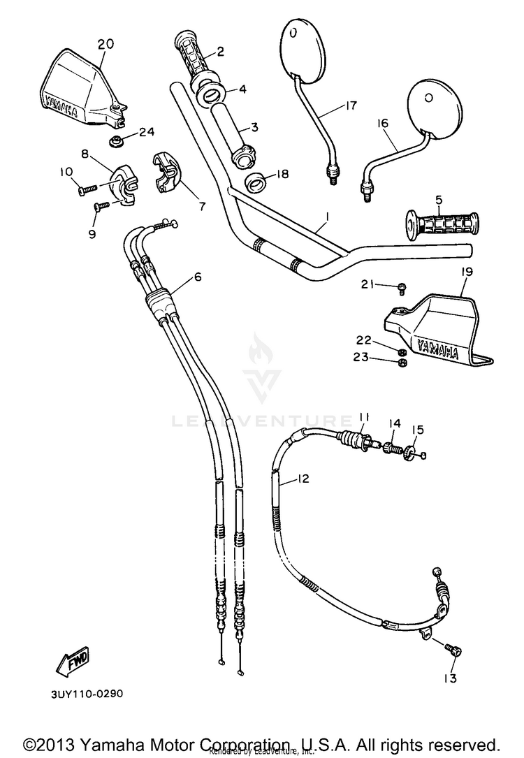 Steering Handle Cable Schematic