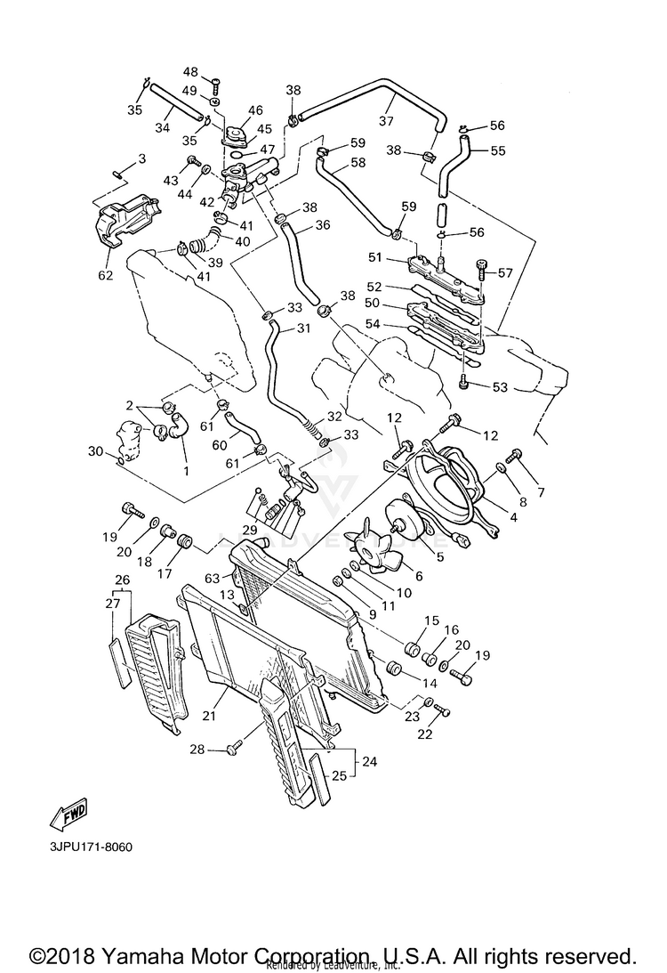 Radiator Hose Schematic