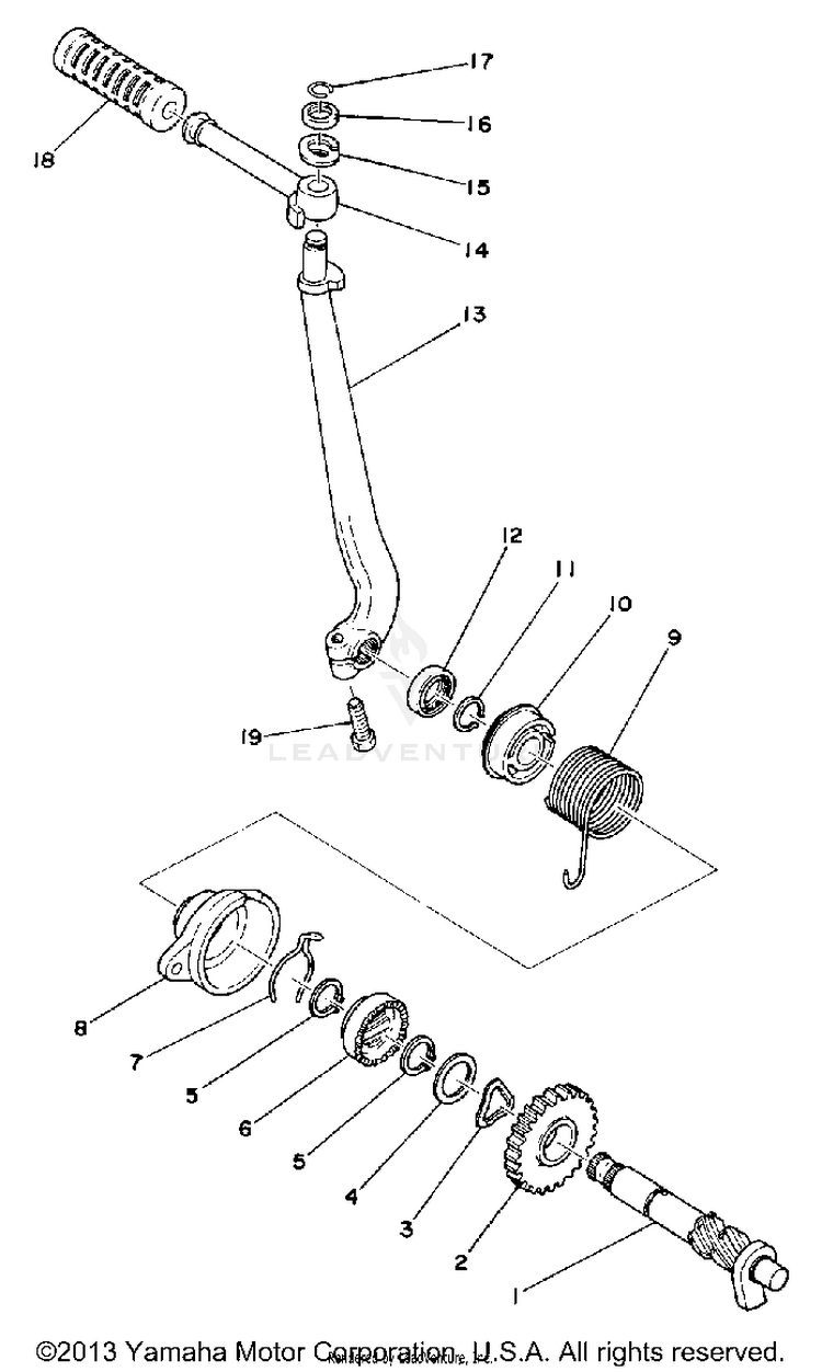 Starter LB80IIHC - 1976 Schematic