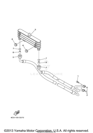 Oil Cooler Schematic