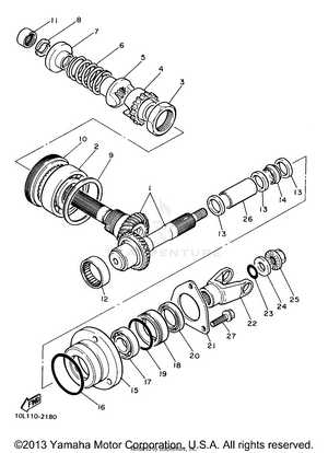 Middle Drive Gear Schematic