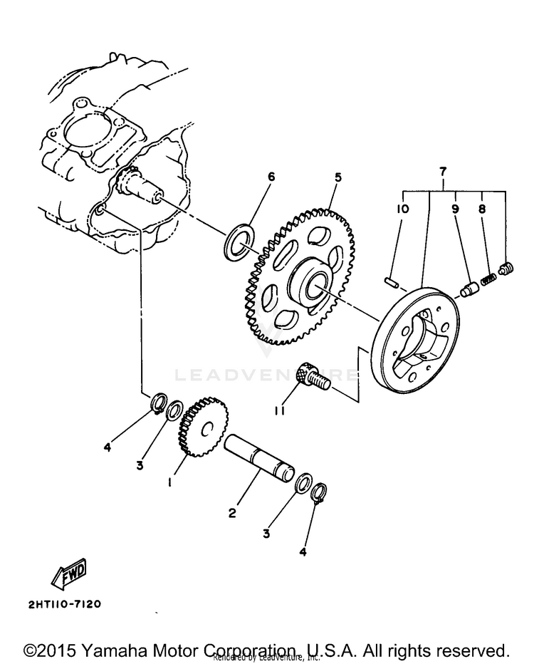 Starter Clutch Schematic