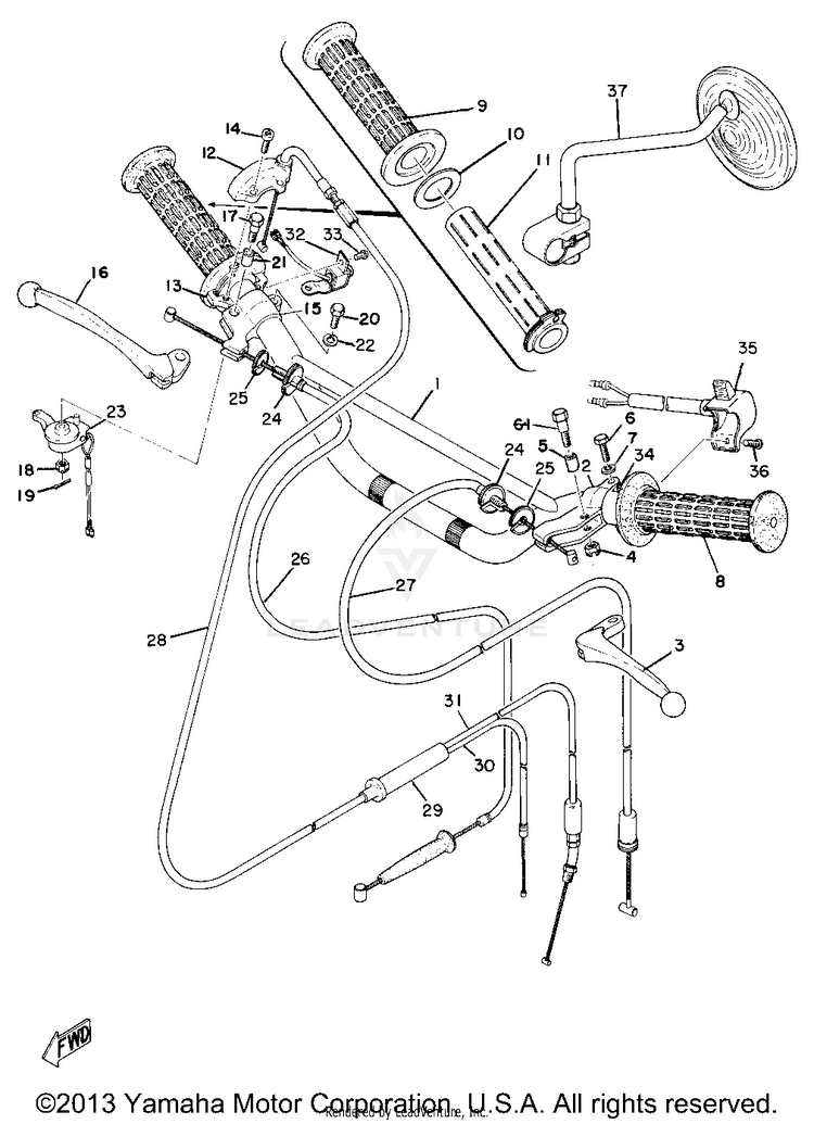 Handle & Wire AT1B - 1970 Schematic