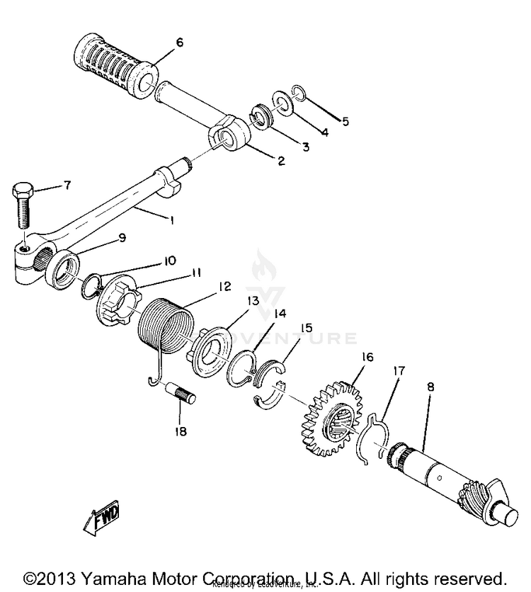 Kick Starter AT1B - 1970 Schematic