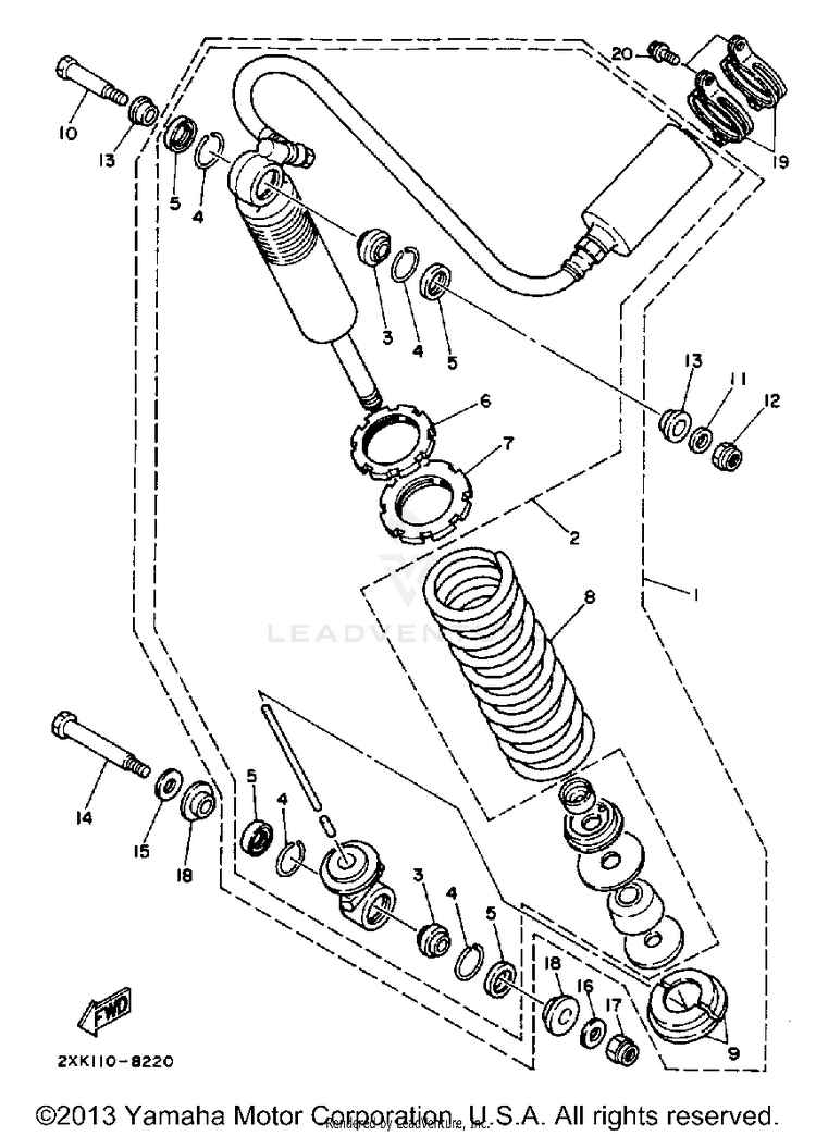 Rear Shocks Schematic