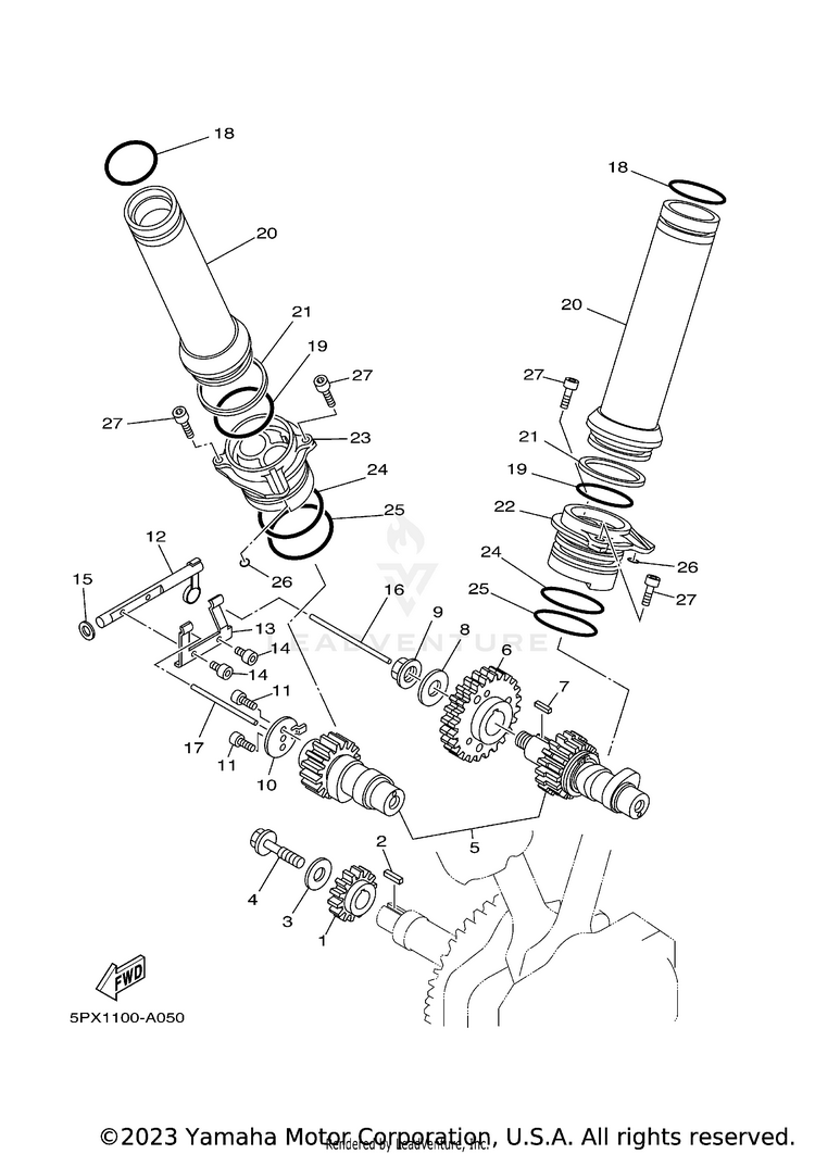 Camshaft Chain Schematic