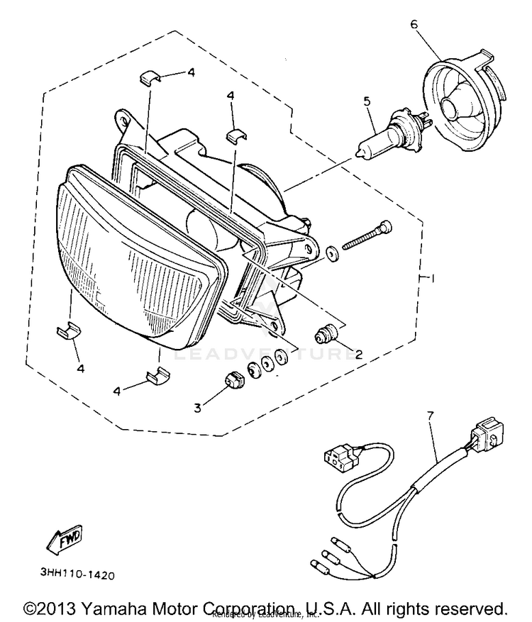 Headlight Schematic