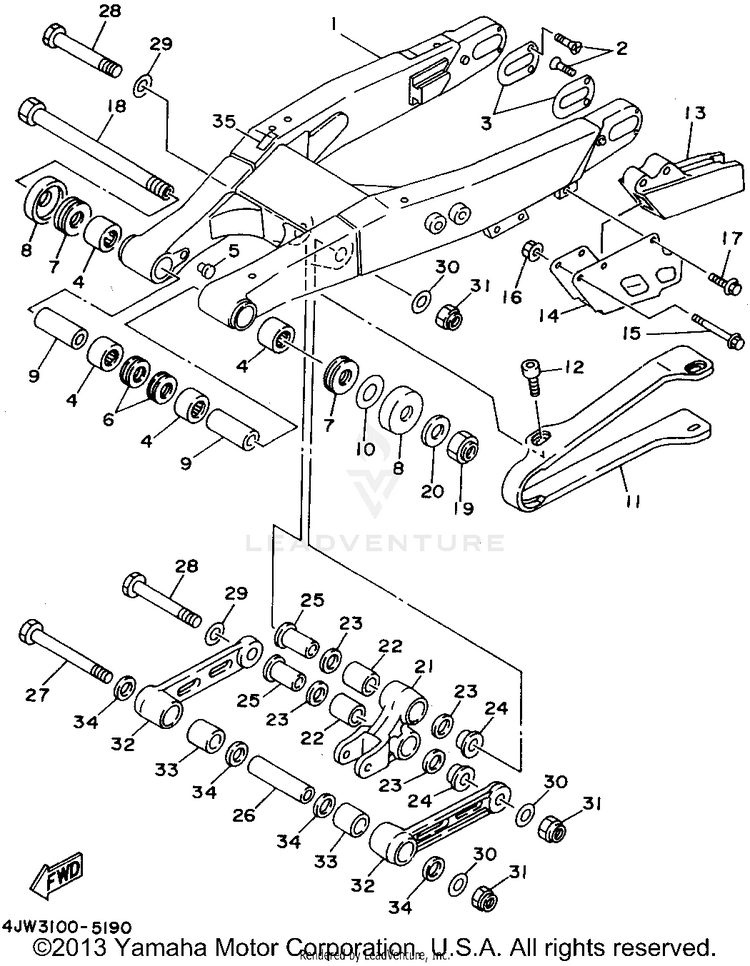 Rear Arm Schematic