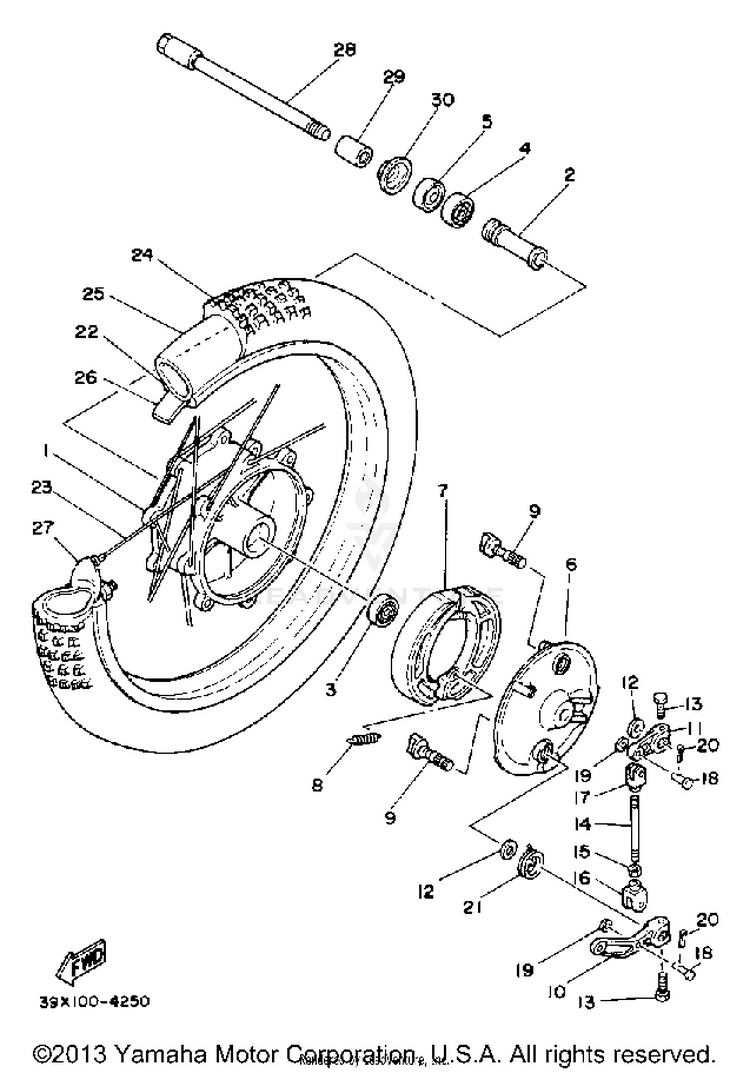 Front Wheel Schematic