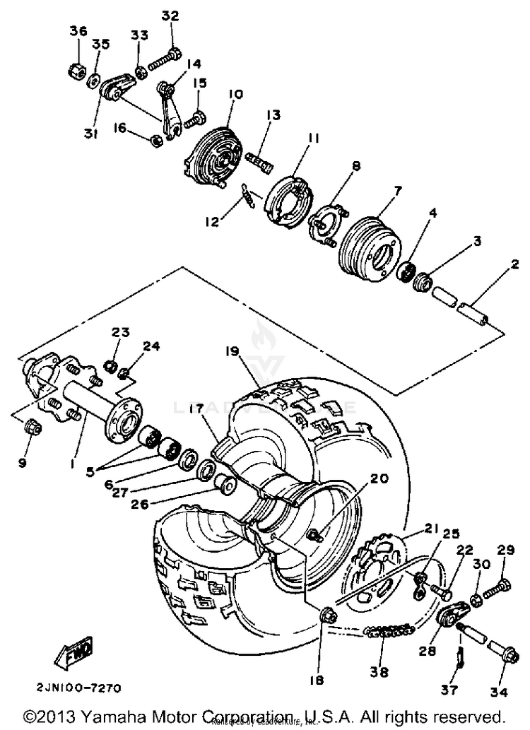 Rear Wheel Schematic