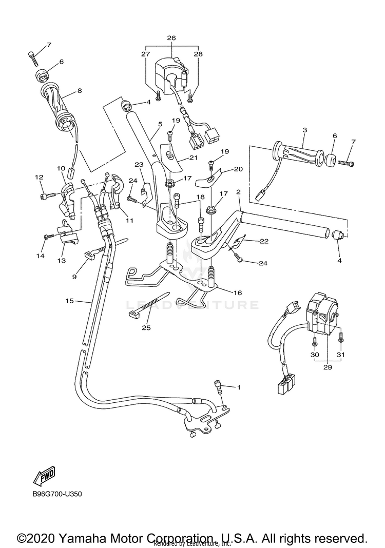 Steering Handle Cable Schematic