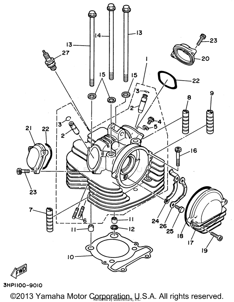 Cylinder Head Schematic
