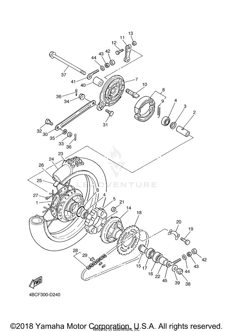 Rear Wheel Schematic