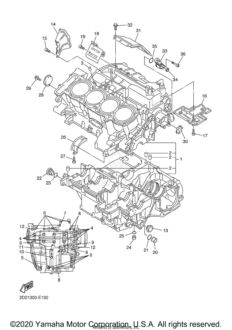 Crankcase Schematic