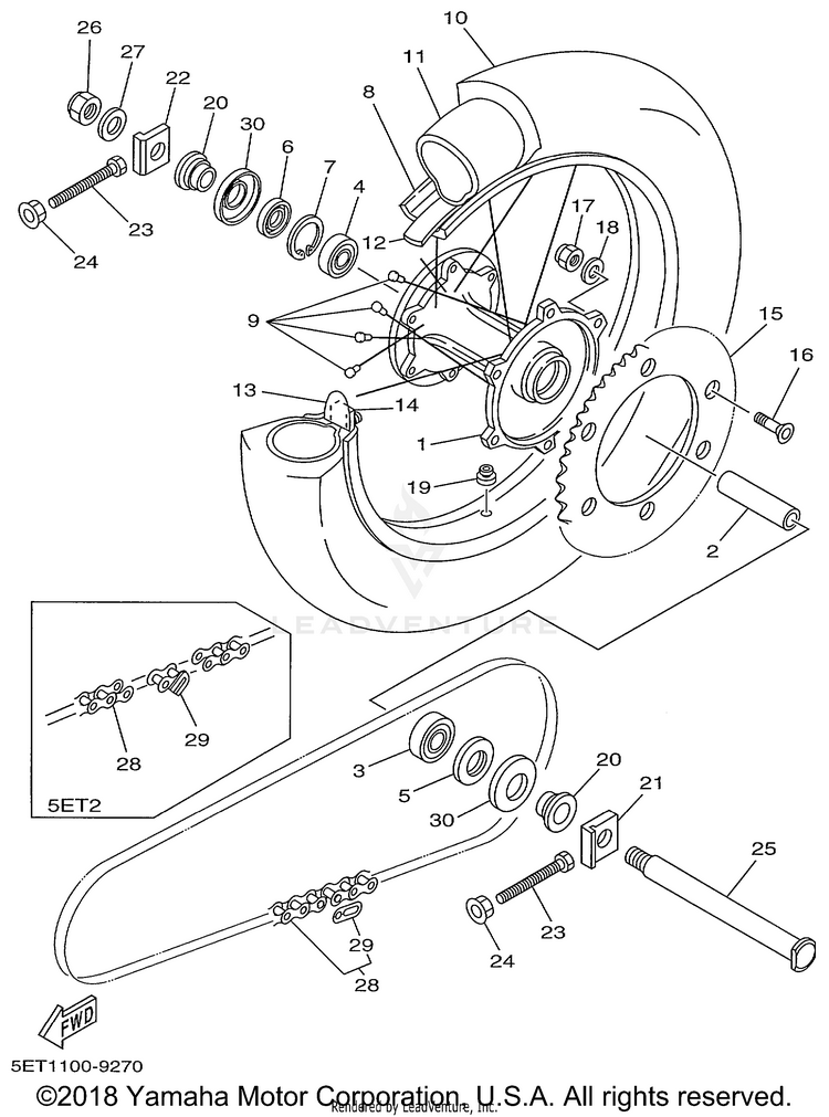 Rear Wheel Schematic