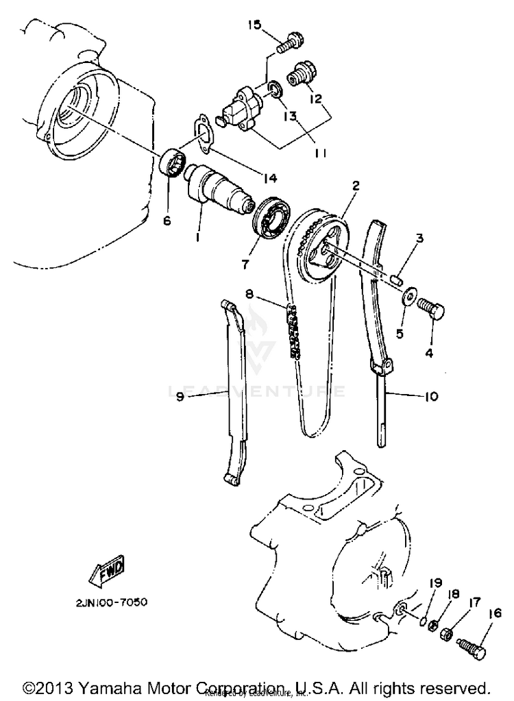 Camshaft Chain Schematic