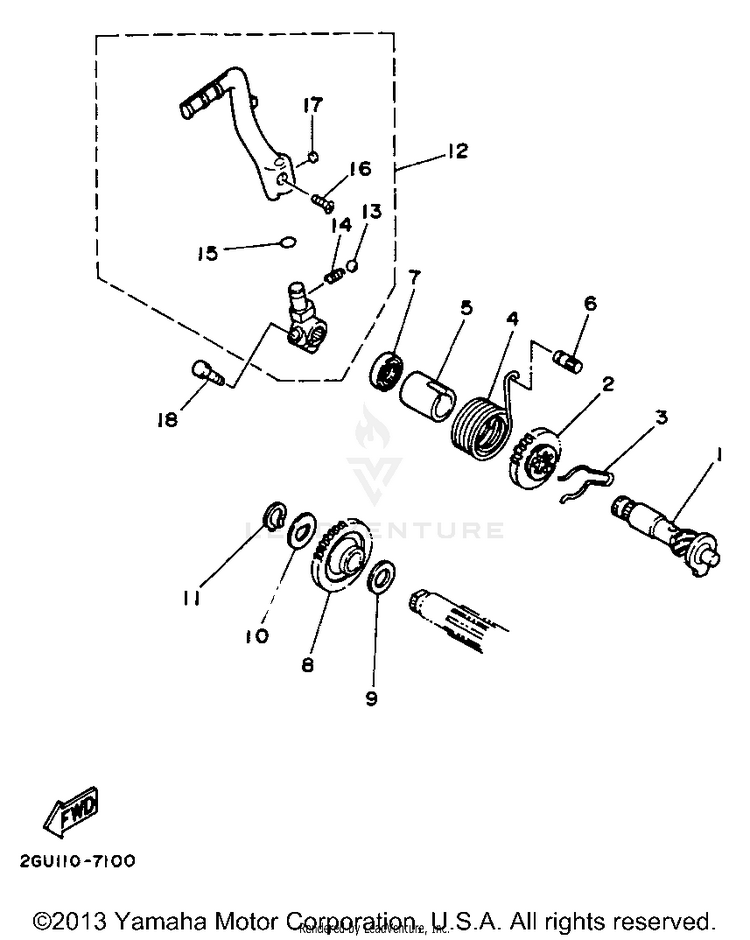 Starter BANSHEE - YFZ350G_MN - 1995 Schematic