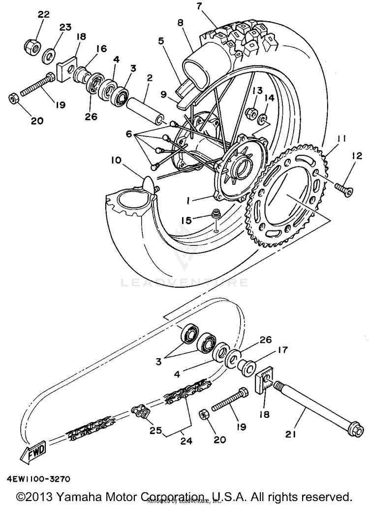 Rear Wheel Schematic