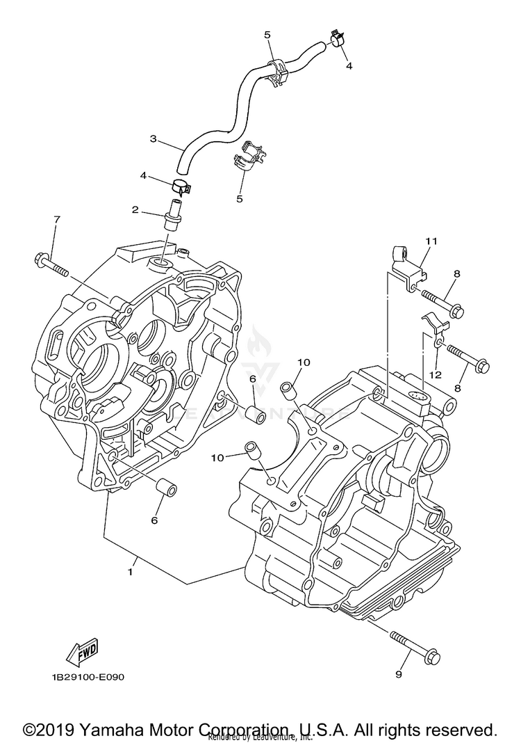 Crankcase Schematic