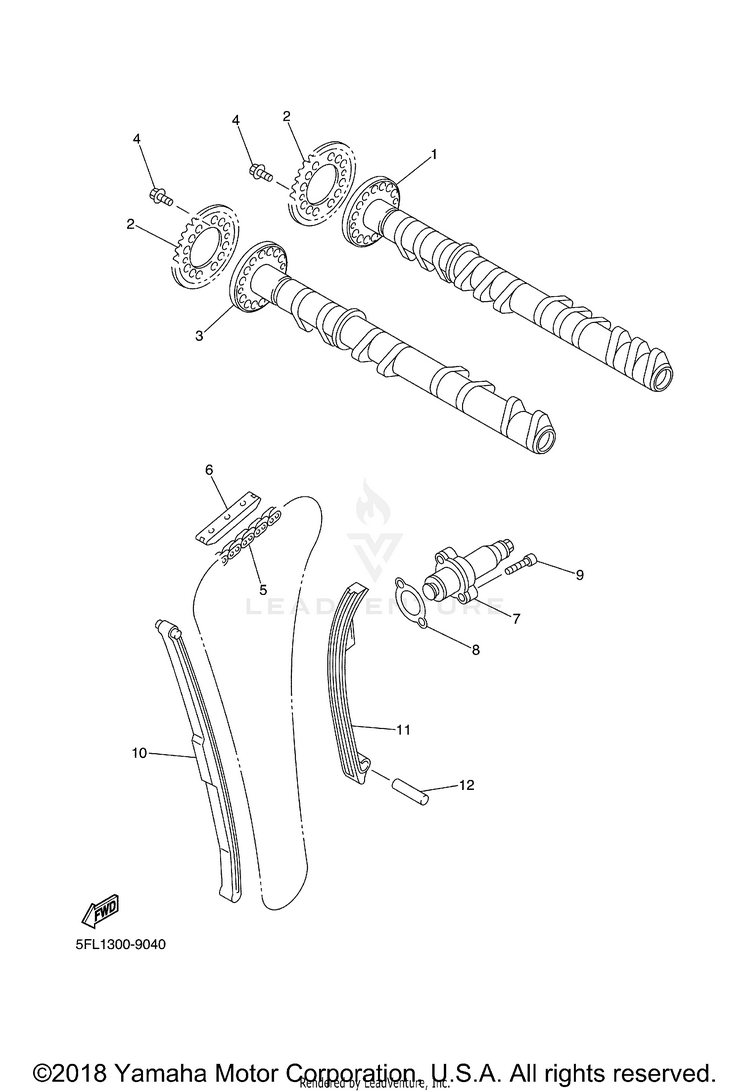 Camshaft Chain Schematic