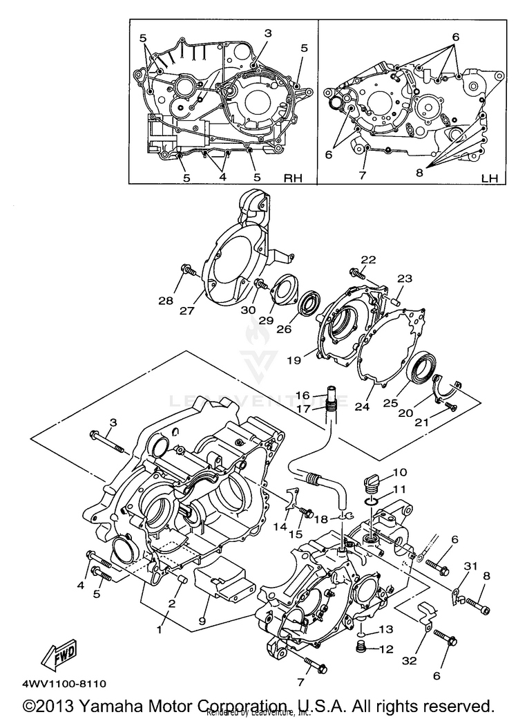 Crankcase Schematic