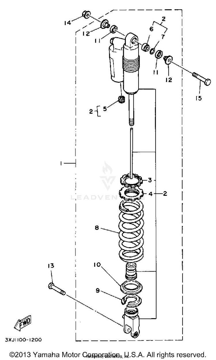 Rear Shocks Schematic