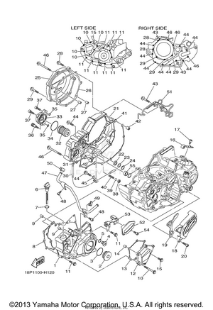 Crankcase Cover 1 Schematic