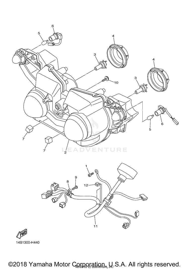 Headlight Schematic