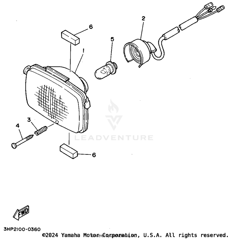 Headlight Schematic
