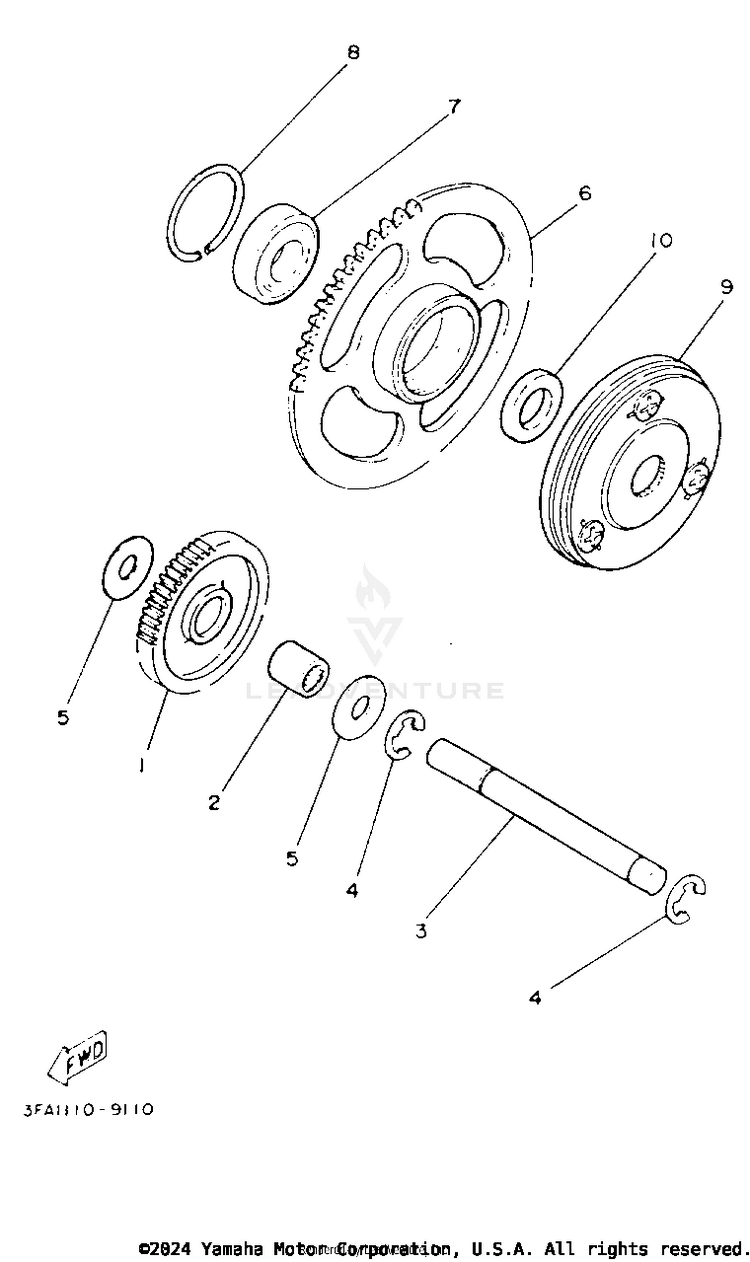 Starter Clutch Schematic