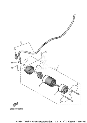 Starting Motor Schematic
