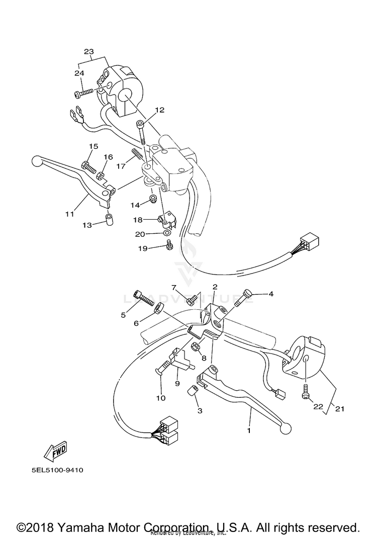 Handle Switch Lever Schematic