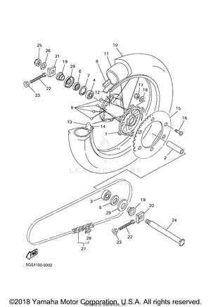Rear Wheel Schematic