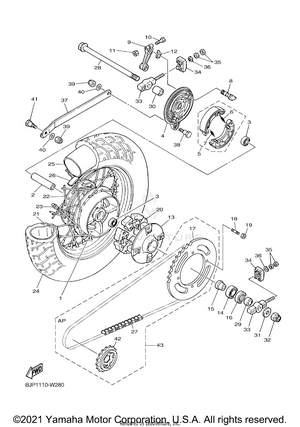 Rear Wheel Schematic